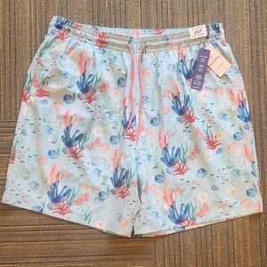 Caribbean Men's Coral Reef Swim Shorts